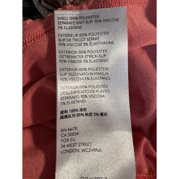 Anthropologie Pink Floral Wrap Dress Sz S Romantic Boho Cottagecore Soft Girl - Picture 13 of 13